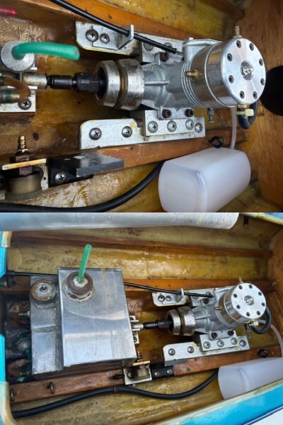 ★ジャンク品 全長約170cm 　当時物　ラジコンモーターボート中古品 【引き取り希望 千葉県千葉市稲毛区穴川付近 】★_画像3