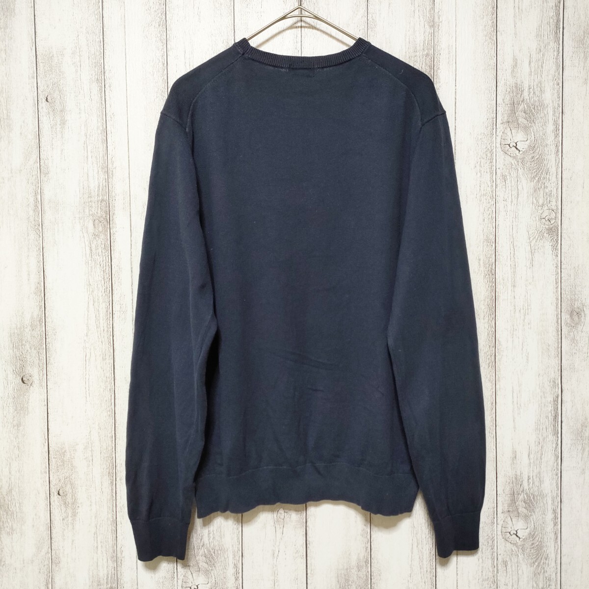 UNIQLO ユニクロ (L)　スーピマコットン クルーネックセーター　メンズ_画像2