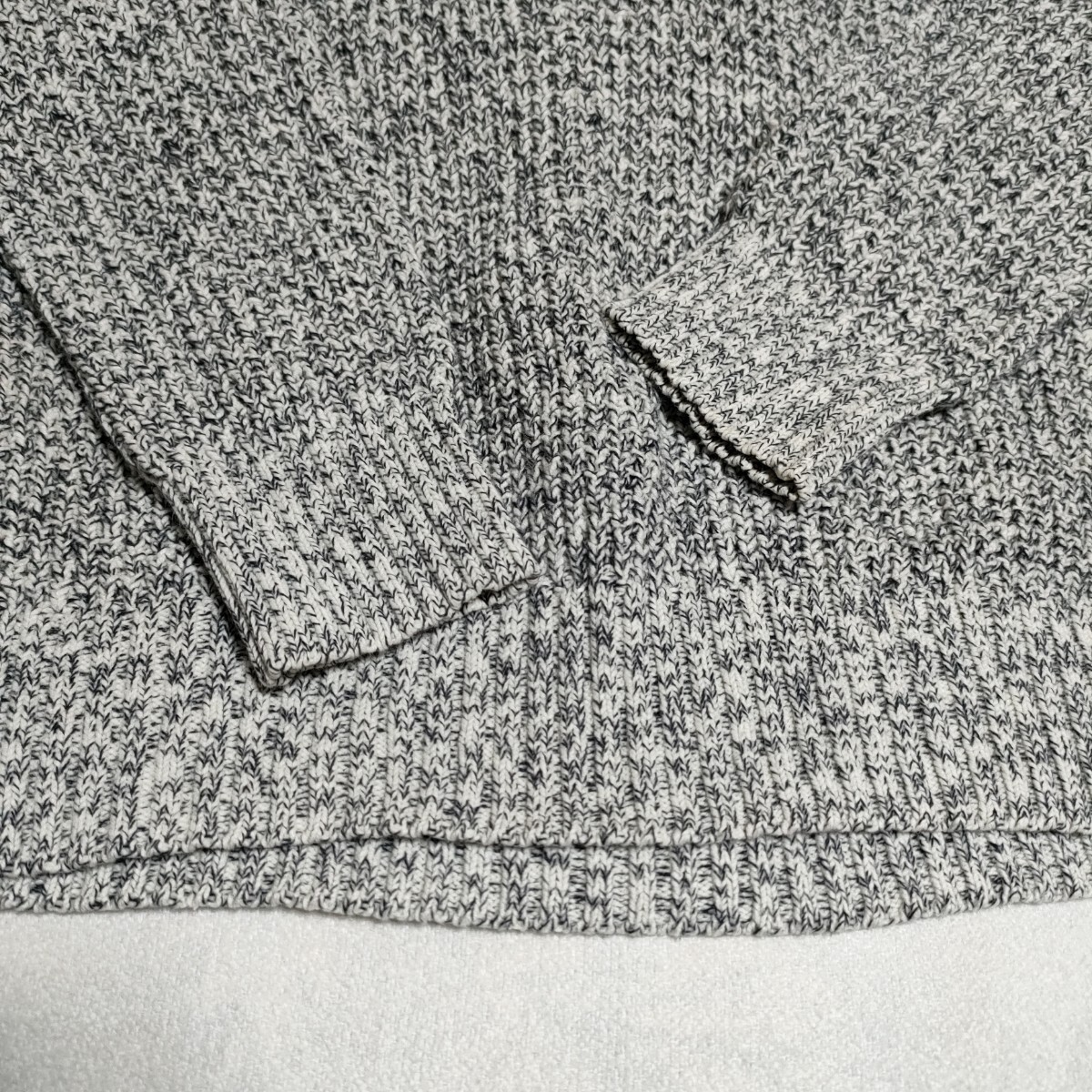 UNIQLO ユニクロ (S)　ワッフル クルーネックセーター_画像3