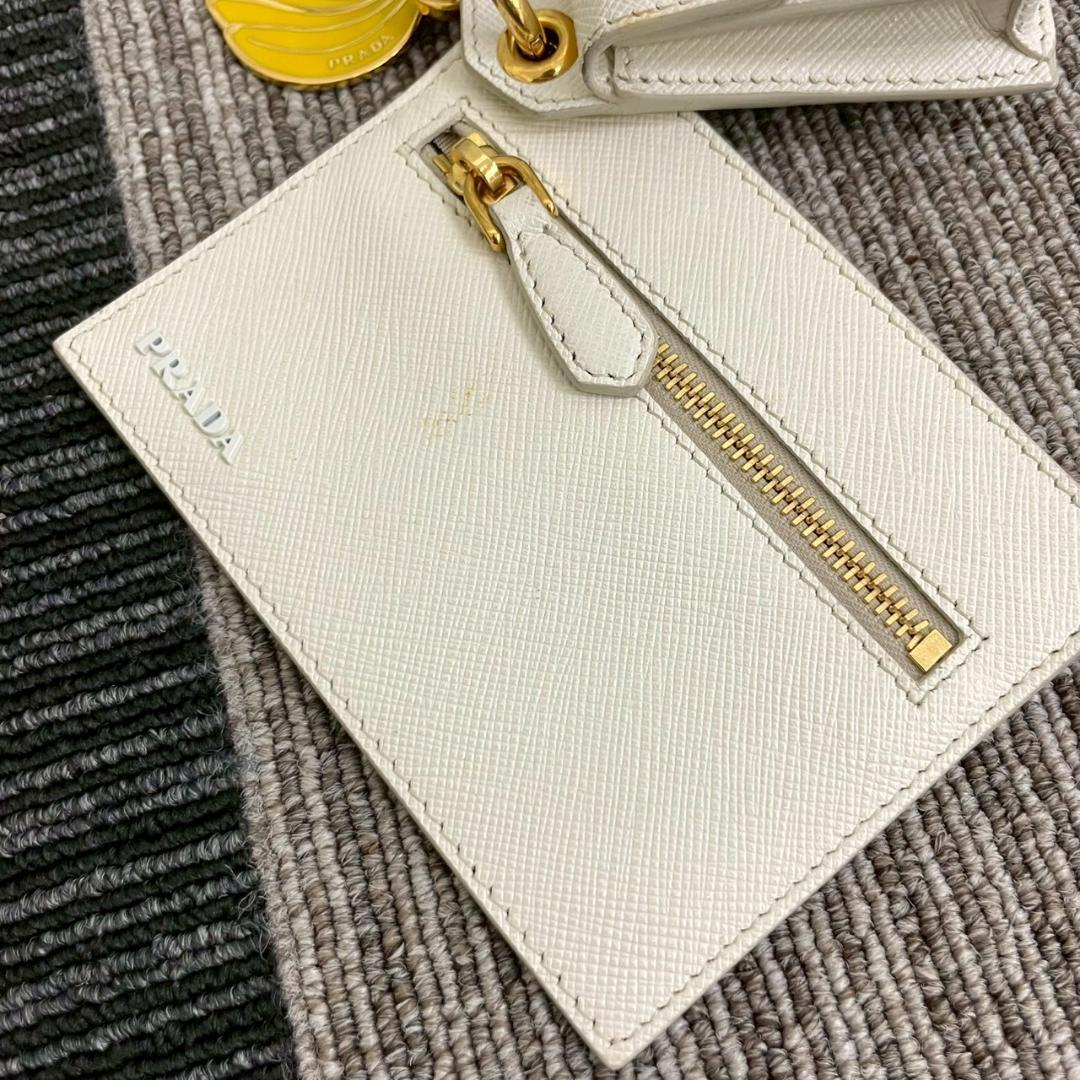 PRADA Prada safia-no banana очарование футляр для карточек 