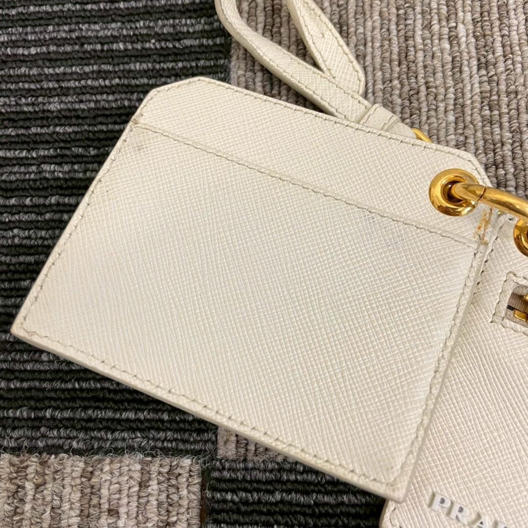 PRADA Prada safia-no banana очарование футляр для карточек 