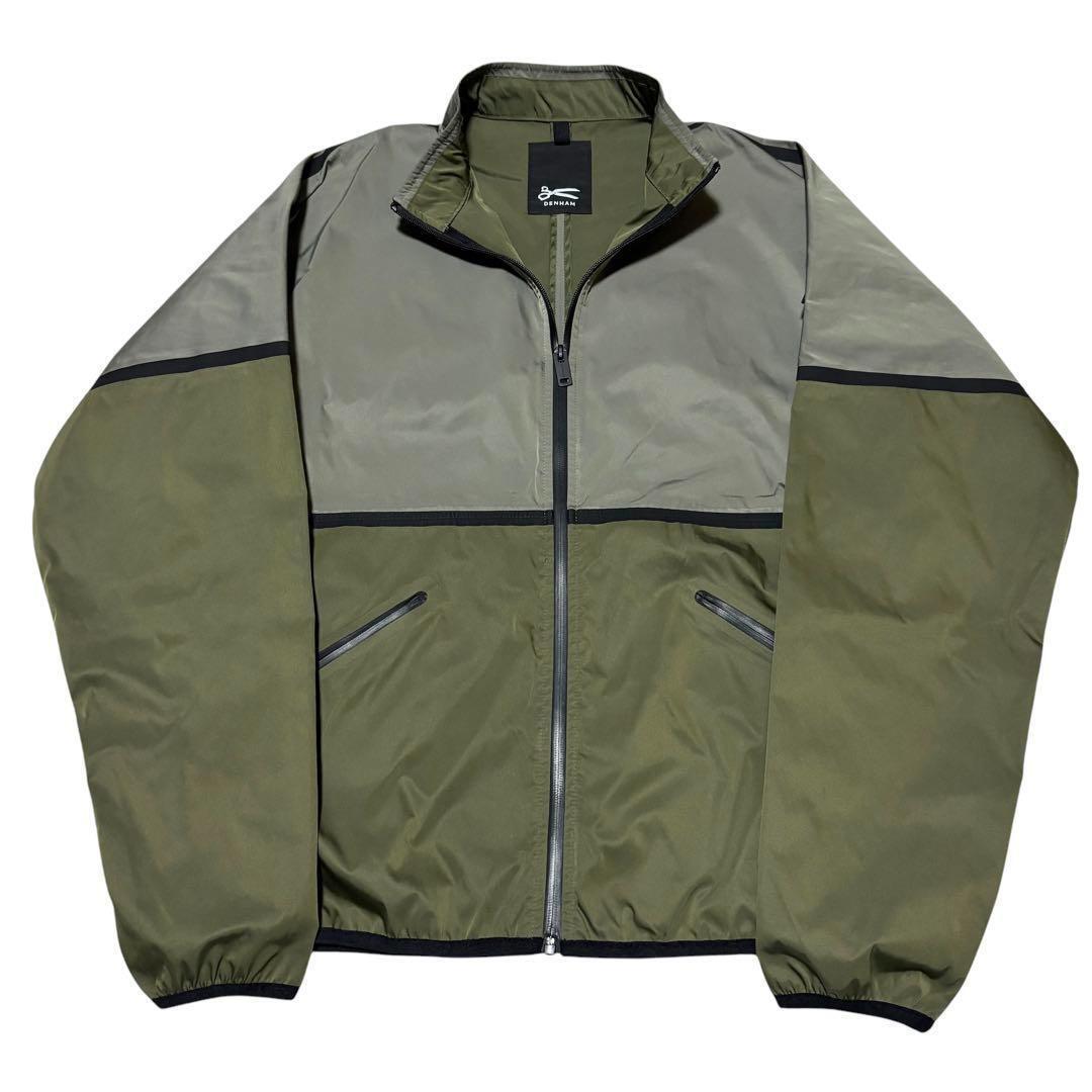 極美品 DENHAM デンハム ブルゾンジャケット ファイヤーフライジャケット 防水ファスナー キャンプ カーキ オリーブ 1円スタート