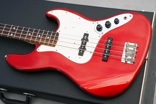 フジゲン期 1993-1994 Fender Japan Jazz Bass Candy Apple Red ジャズベース キャンディアップルレッド 日本製_画像3