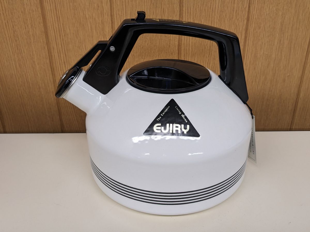 ii573#[ неиспользуемый товар ]EJIRY/eji Lee .. сигнал low чайник ... дудка дуть . чайник post современный стильный Showa Retro /80