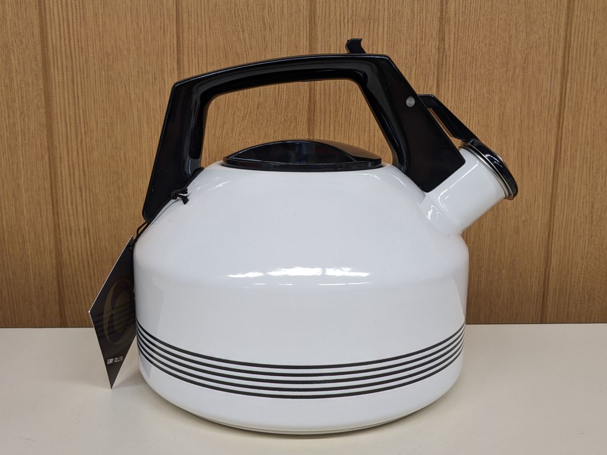 ii573#[ неиспользуемый товар ]EJIRY/eji Lee .. сигнал low чайник ... дудка дуть . чайник post современный стильный Showa Retro /80