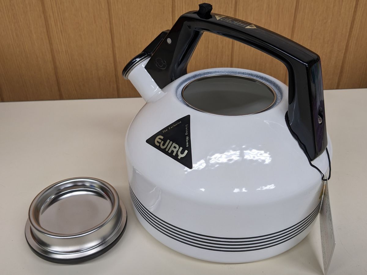 ii573#[ неиспользуемый товар ]EJIRY/eji Lee .. сигнал low чайник ... дудка дуть . чайник post современный стильный Showa Retro /80