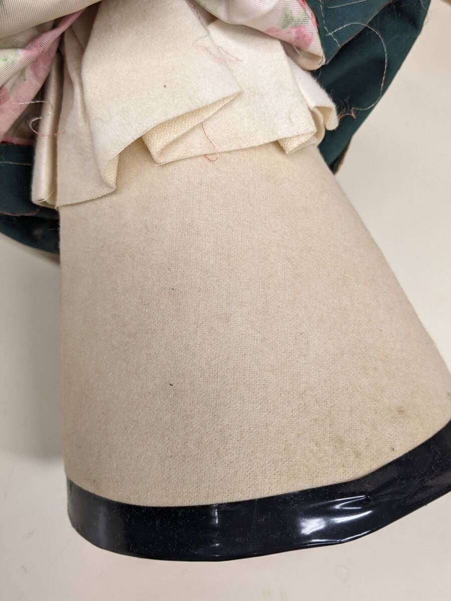 ii617# Showa Retro SNP TOKYO JAPAN вращение музыкальная шкатулка кукла Poe z кукла подлинная вещь девочка SANKYO/80