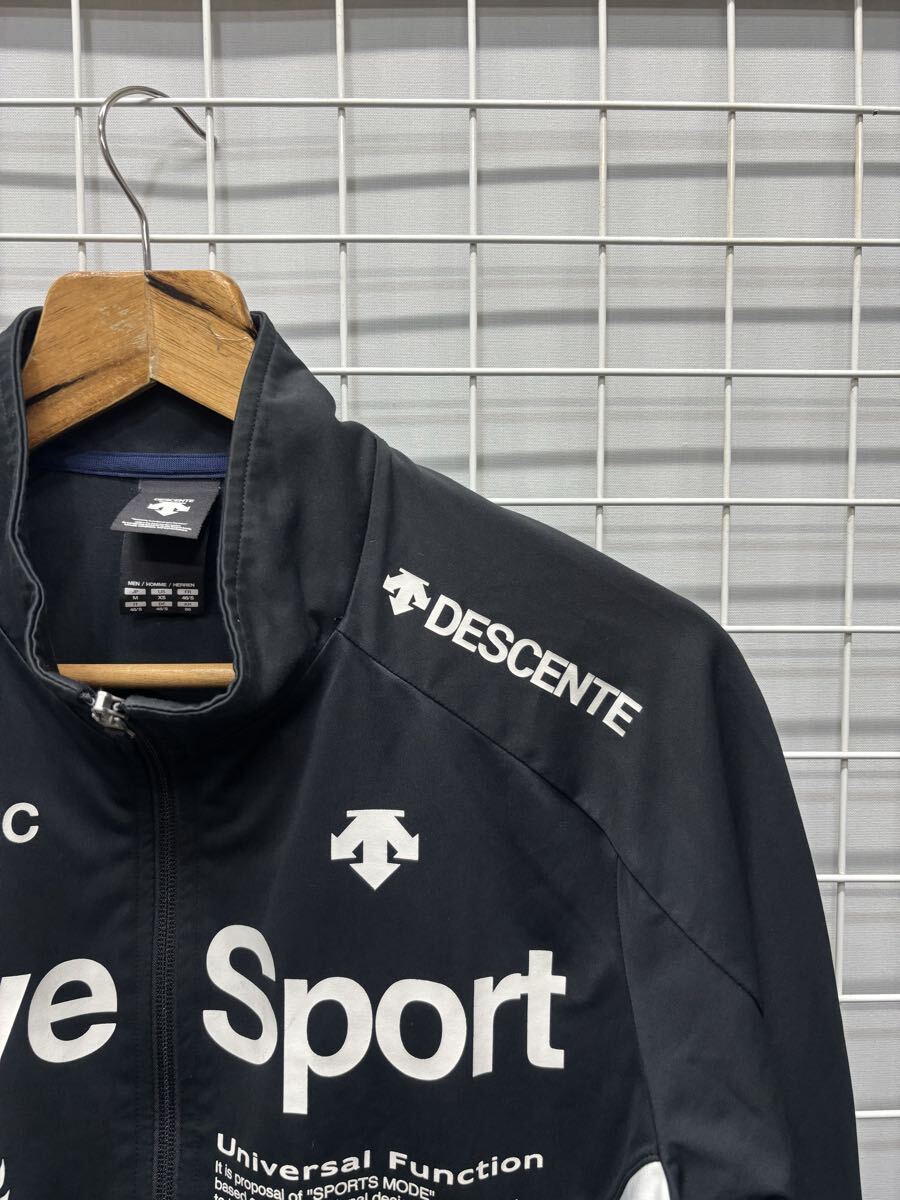 ［DESCENTE MOVE SPORT］ デサント ムーブスポーツ　トラックジャケット ブラック　M 2509-182
