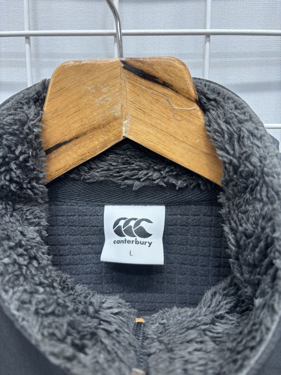 ［canterbury］カンタベリー　 フリースジャケット　レディース　ブラック　L 2509-322_画像3