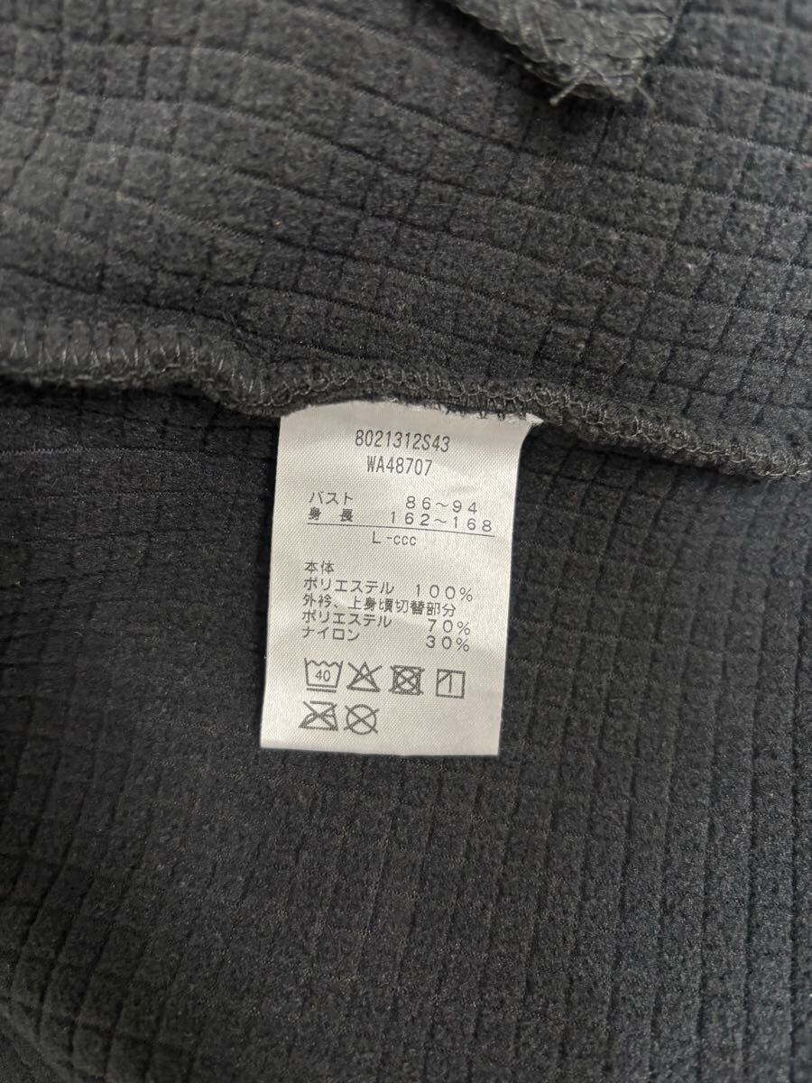 ［canterbury］カンタベリー　 フリースジャケット　レディース　ブラック　L 2509-322_画像6