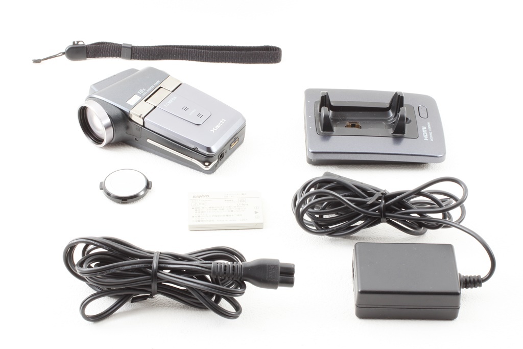 美品◆SANYO サンヨー Xacti ザクティ DMX-HD2◆デジタルカメラ 1000萬畫素/A7963