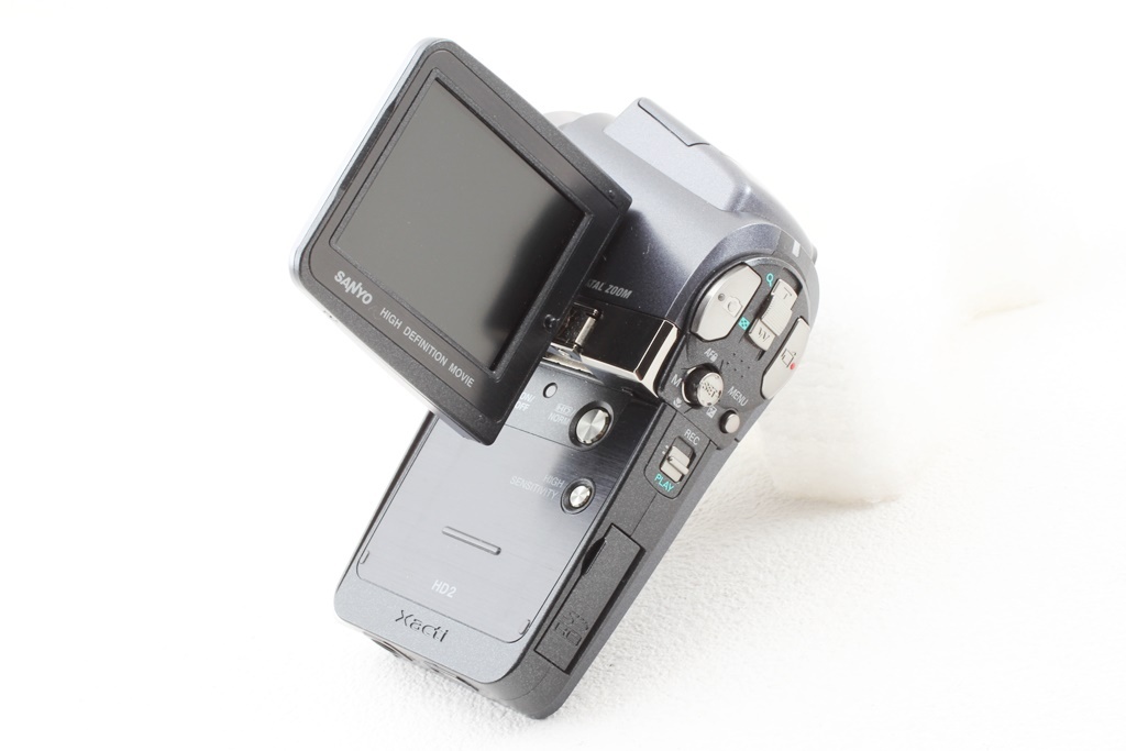 美品◆SANYO サンヨー Xacti ザクティ DMX-HD2◆デジタルカメラ 1000萬畫素/A7963