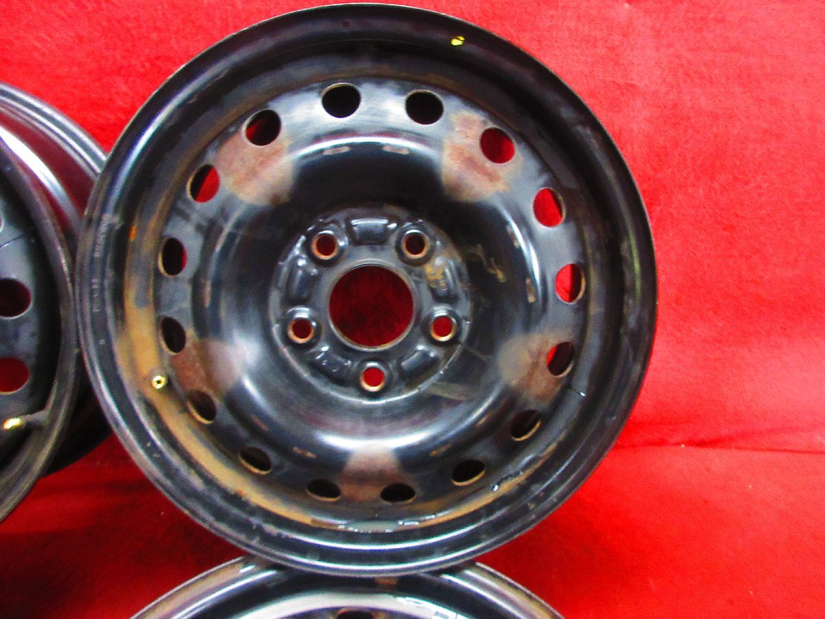 スチール ホイール 4本 ホンダ 純正 15×6J 5穴 PCD 114.3 +50 ハブ径 64 STEP WGN ステップワゴン RG系 RK系◆52095H-O4_画像3
