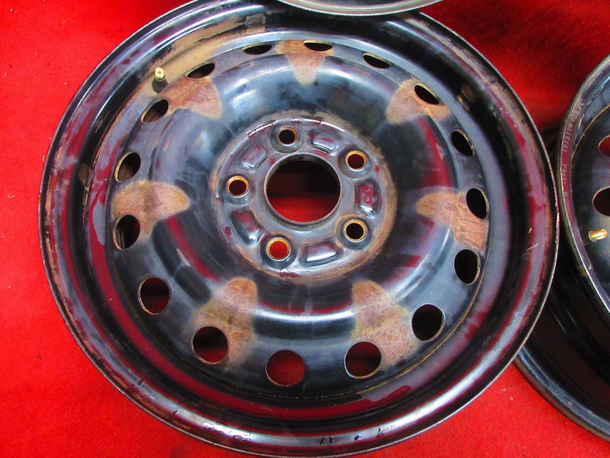 スチール ホイール 4本 ホンダ 純正 15×6J 5穴 PCD 114.3 +50 ハブ径 64 STEP WGN ステップワゴン RG系 RK系◆52095H-O4_画像4