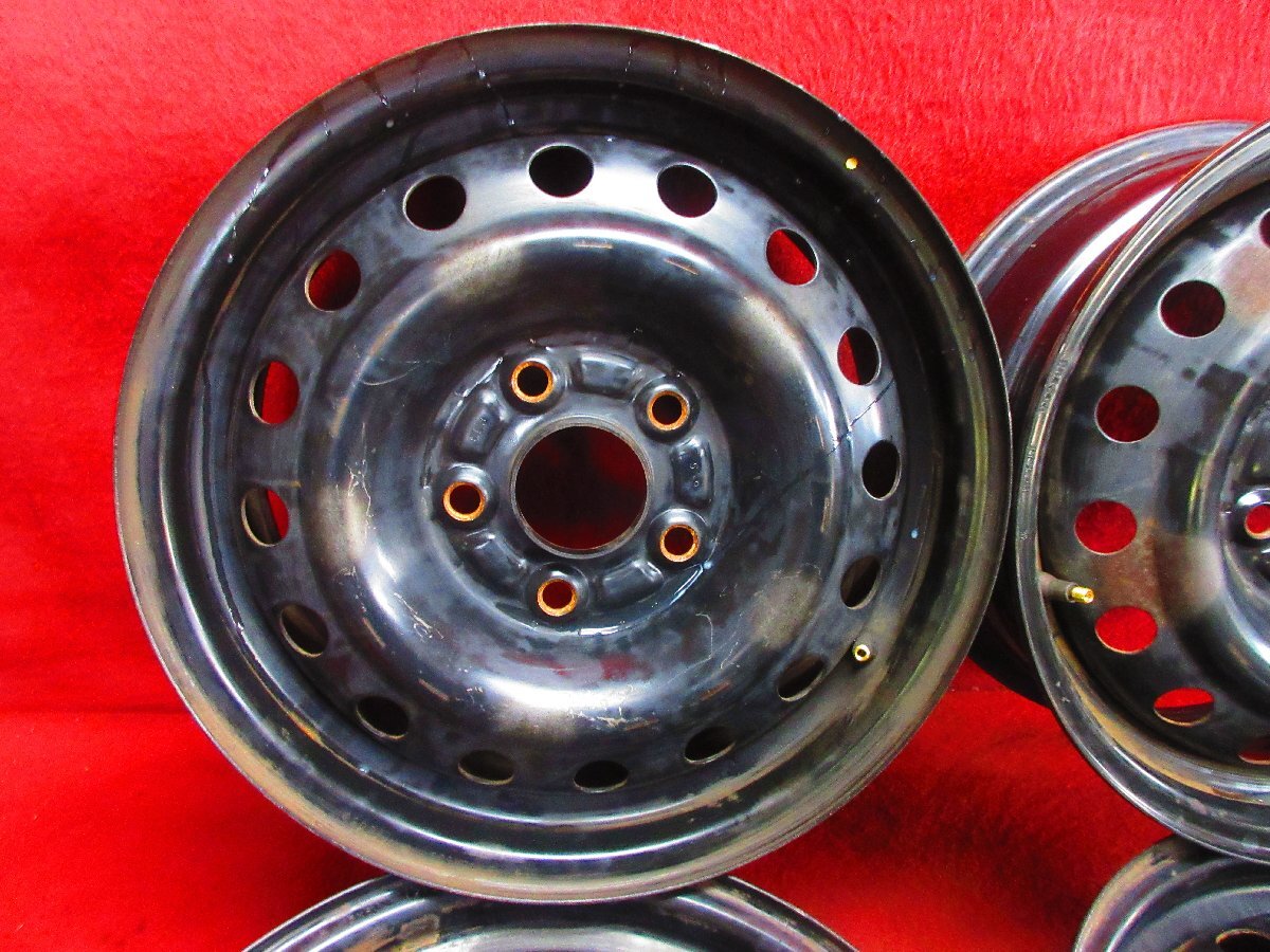 スチール ホイール 4本 ホンダ 純正 15×6J 5穴 PCD 114.3 +50 ハブ径 64 STEP WGN ステップワゴン RG系 RK系◆52095H-O4_画像2