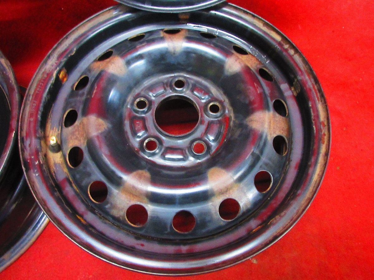 スチール ホイール 4本 ホンダ 純正 15×6J 5穴 PCD 114.3 +50 ハブ径 64 STEP WGN ステップワゴン RG系 RK系◆52095H-O4_画像5
