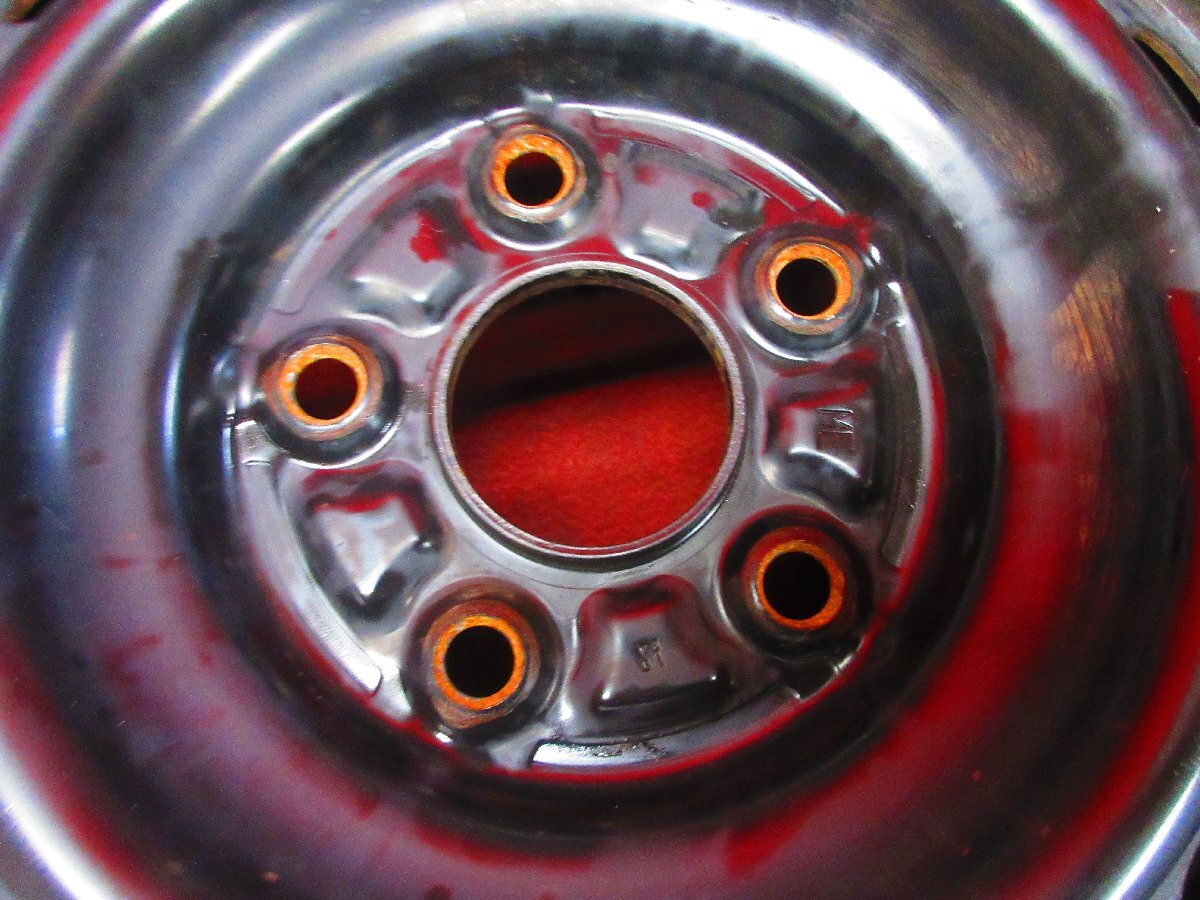 スチール ホイール 4本 トヨタ 純正 ノア ヴォクシー 15×6J 5穴 114.3 +48 ハブ60 アイシス クラウン イプサム エスティマ等◆52375H-F5_画像6