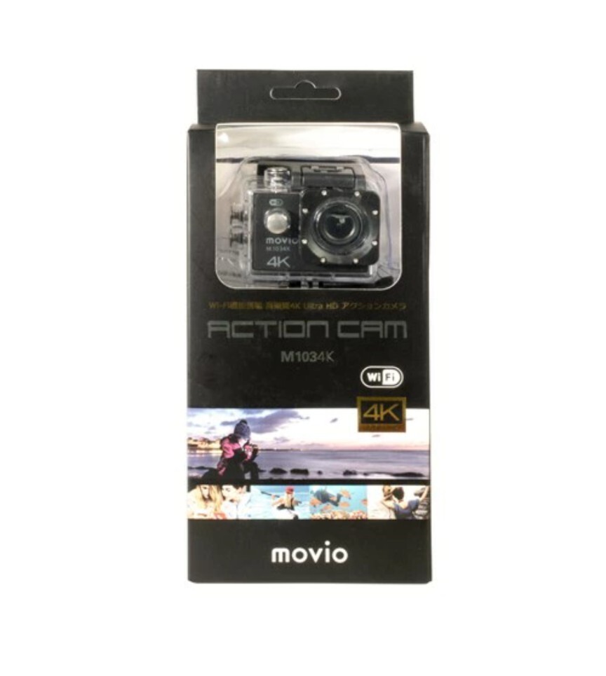 【新品】ナガオカトレーディング M1034K WiFi機(jī)能搭載 高畫質(zhì)4K Ultra HD アクションカメラ