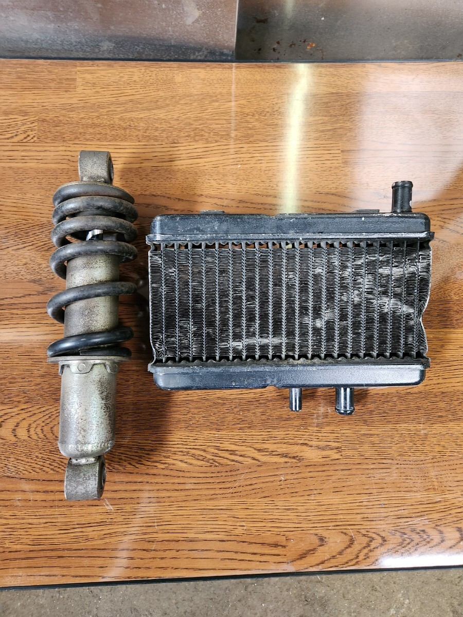 ホンダNSR50 ノーマルラジエーター&リヤショック _画像8