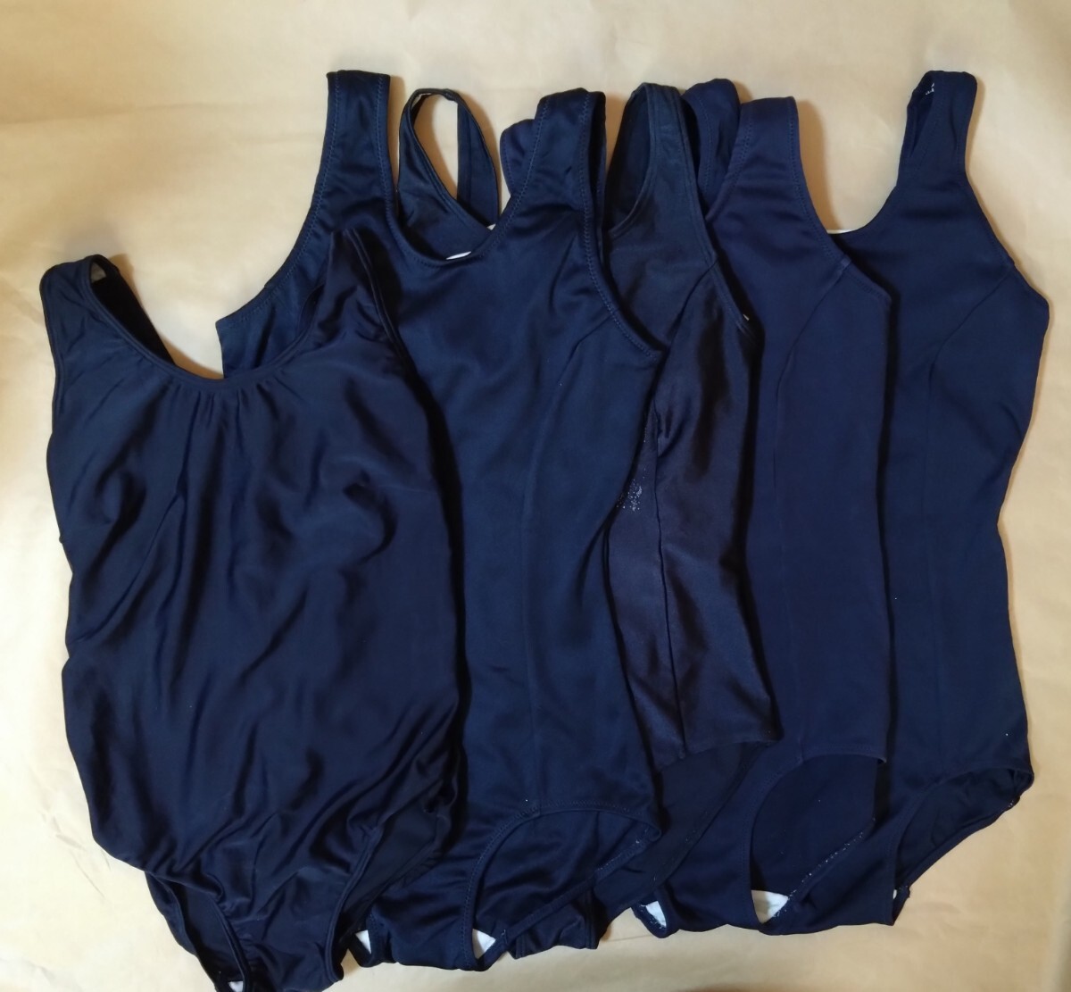 【コスプレ衣裝】ネイビー水著10枚セット?ワンピース水著?競泳水著☆160?Lサイズ★