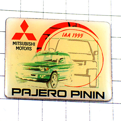 ピンバッジ?三菱パジェロ四輪駆動車1999 MITSUBISHI PAJERO JAPAN IAA-1999◆フランス限定ピンズ◆レアなヴィンテージものピンバッチ