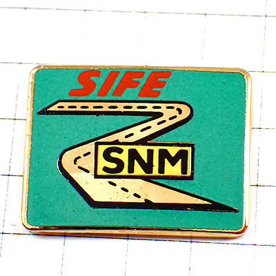  значок *.... поворачивает дорога * Франция ограничение булавка z* редкость . Vintage было использовано булавка bachi