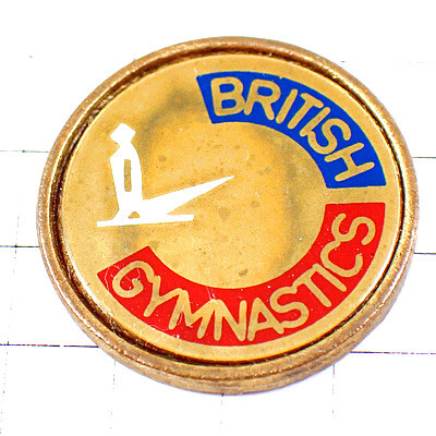 ピンバッジ?ブリティッシュ踴りダンス體操ローリエ月桂樹 BRITISH-GYMNASTICS ENGLAND◆フランス限定ピンズ