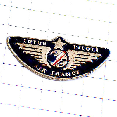 ピンバッジ?エールフランス航空パイロット見習(xí)い AIR-FRANCE PILOTE FRANCE◆フランス限定ピンズ◆レアなヴィンテージものピンバッチ