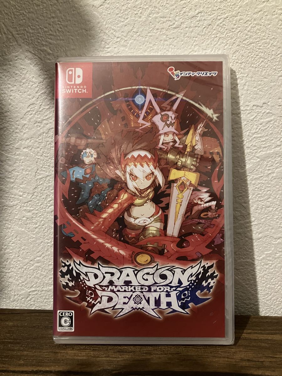 【新品未開封】doragon marked for death ニンテンドースイッチ　 Nintendo Switch 側面色褪せあり_画像1