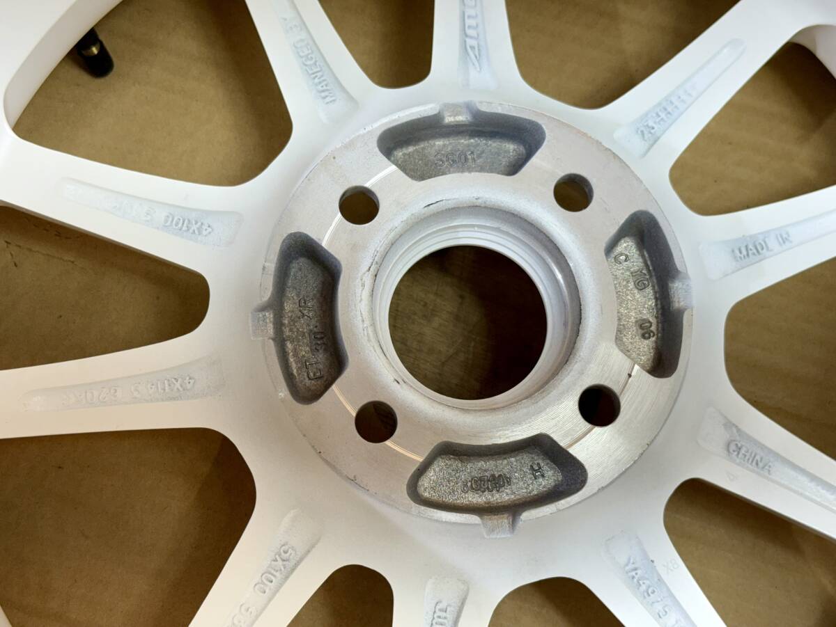 【裝著?展示品】シバホイール G23 G16-23RW 2本セット (16インチ 8.0J +30 4H PCD100)【訳アリ?発送のみ】②