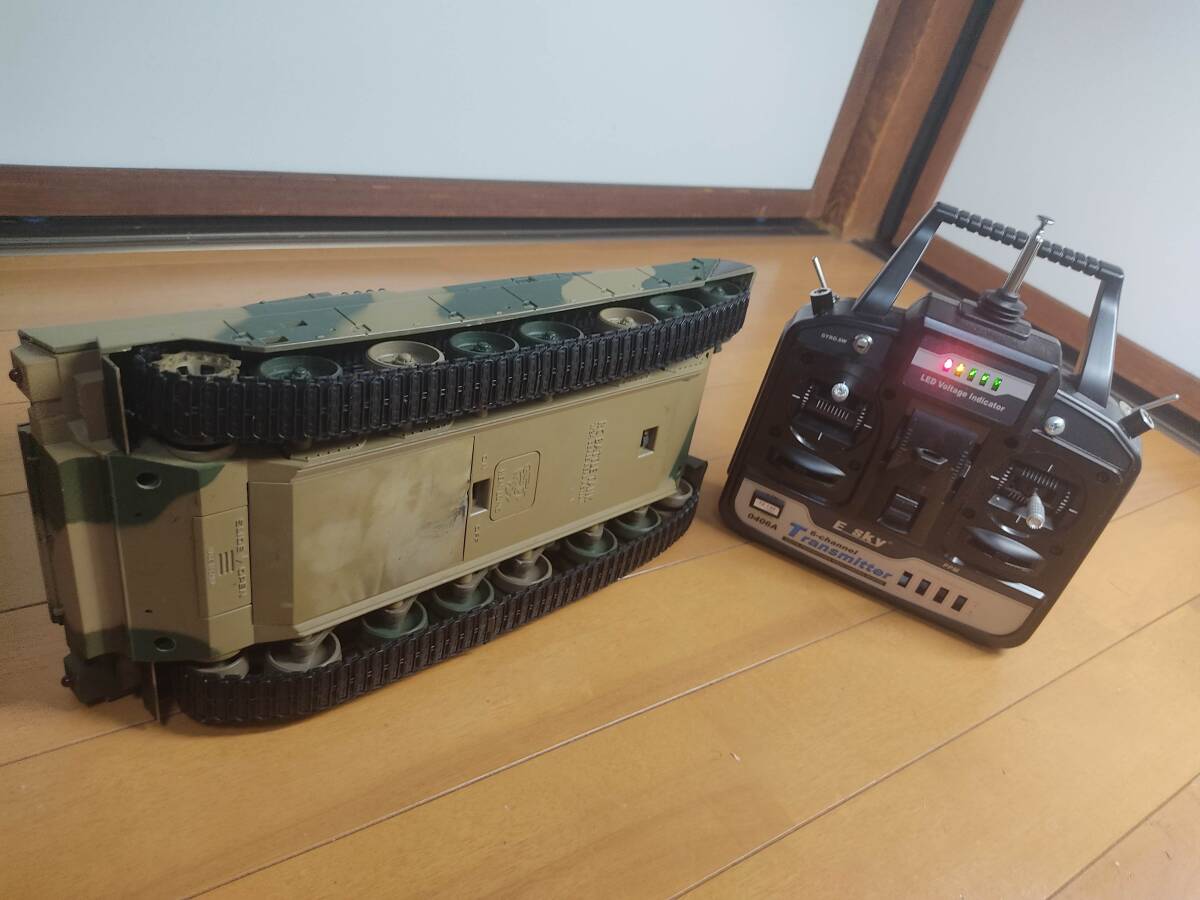 ヘンロン 1/24 検索 戦車 マルイ バトルタンク クローラ キャタピラ　カーキ_画像2