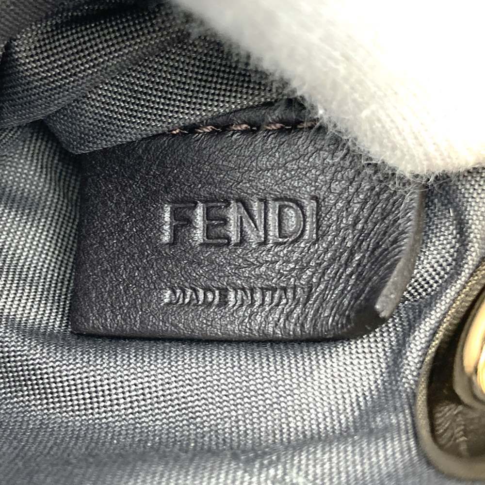 FENDI フェンディ トリプレット 8BS001A1FS ３連ポーチ クラッチバッグ レザー フラワー ホワイト/レッド/ブラウン レディース_画像4