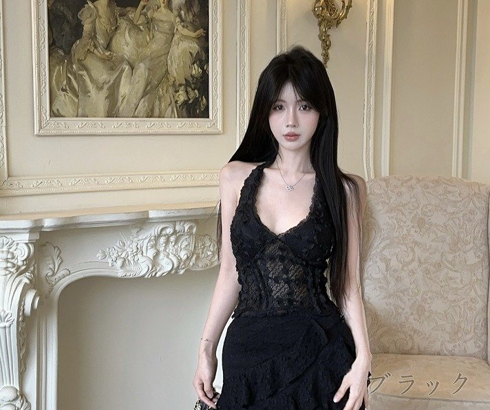 トップス ノースリーブ 袖なし タンクトップ レース シンプル カジュアル レディース L ホワイト