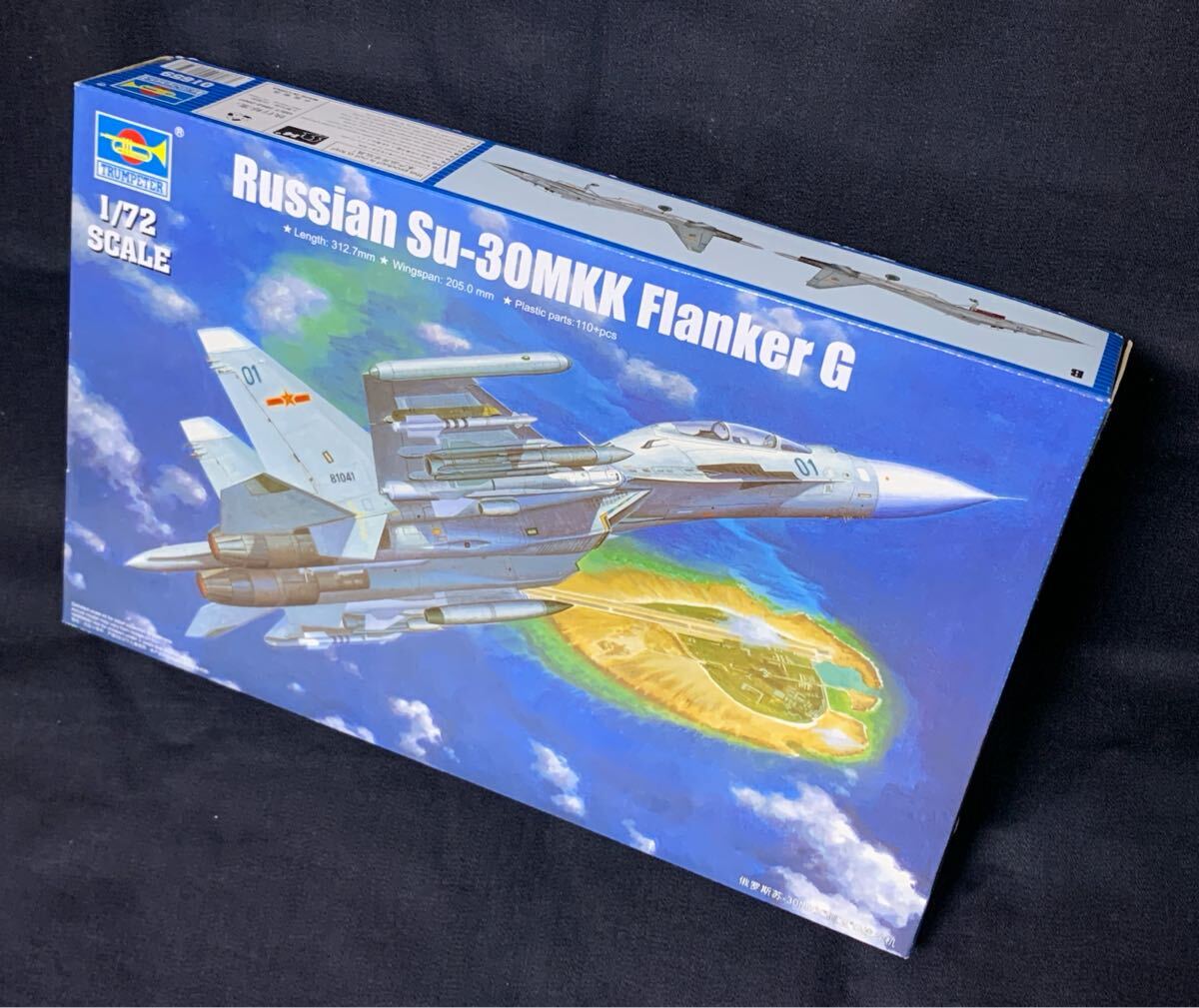 トランぺッター 1/72 スホーイ Su-30MKK フランカーG 内袋未開封 中国空軍 入手困難品 Flanker TRUMPETER 未組立_画像7