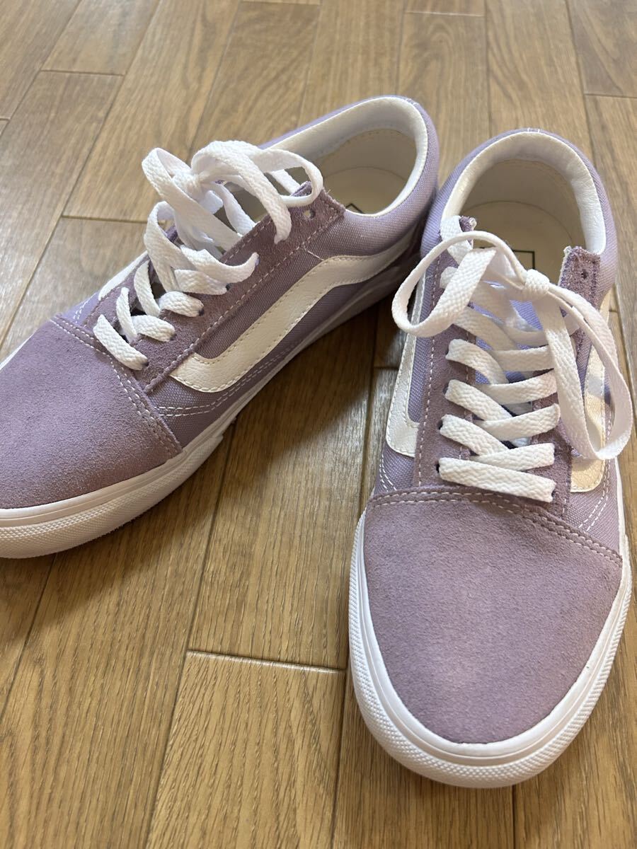 VANS スニーカー 25cm パープル