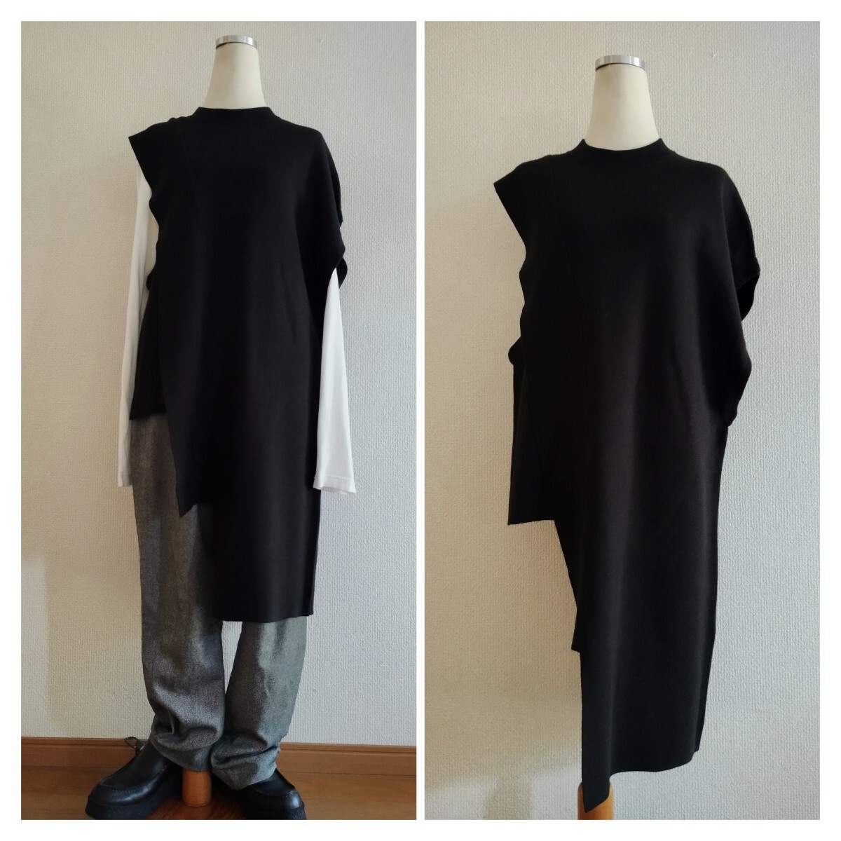 ENFOLD エンフォルド 色々使える変型ニットベスト☆美品