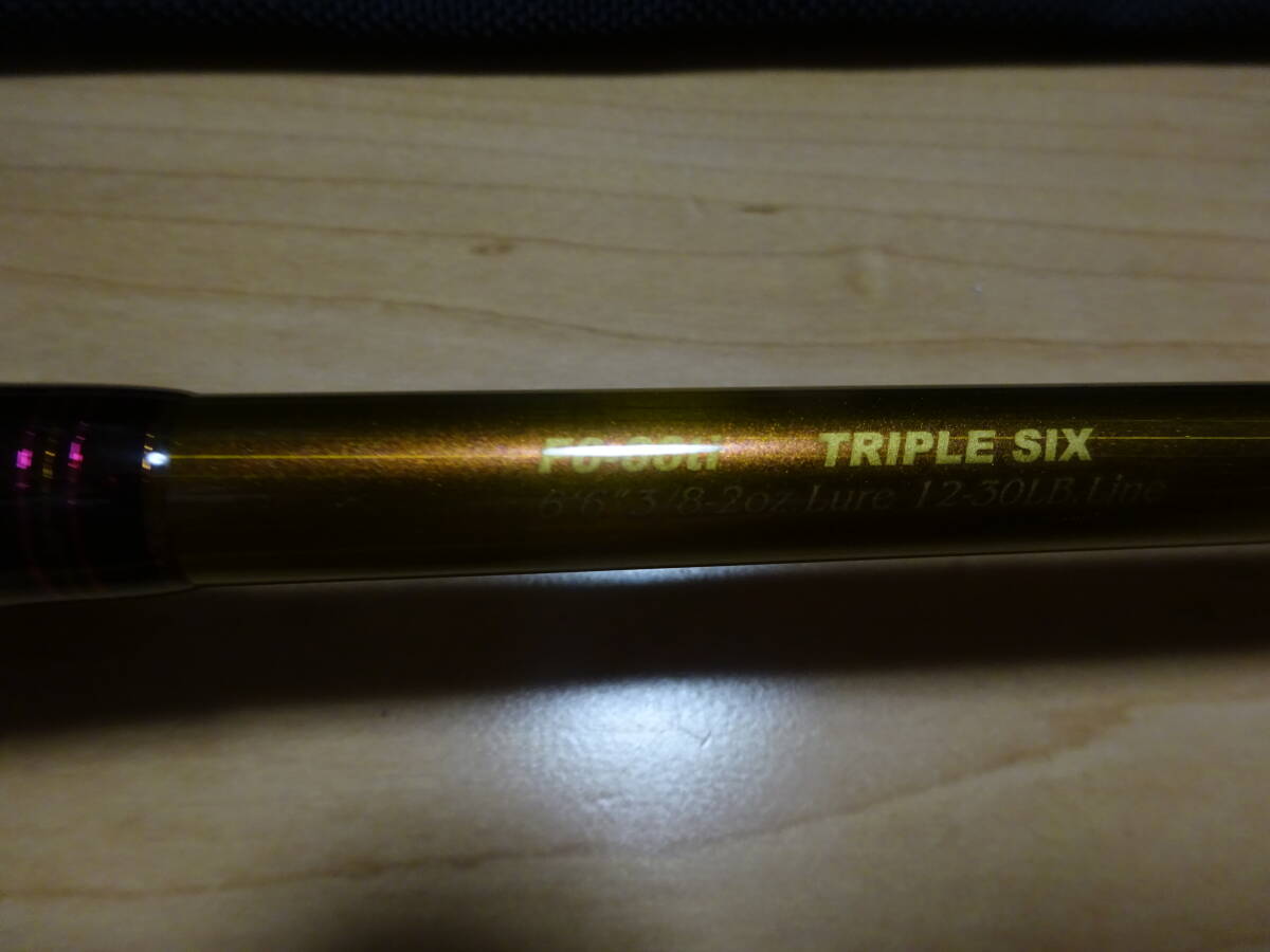 極美品 難あり メガバス 18エヴォルジオン F6-66ti トリプルシックス_画像4