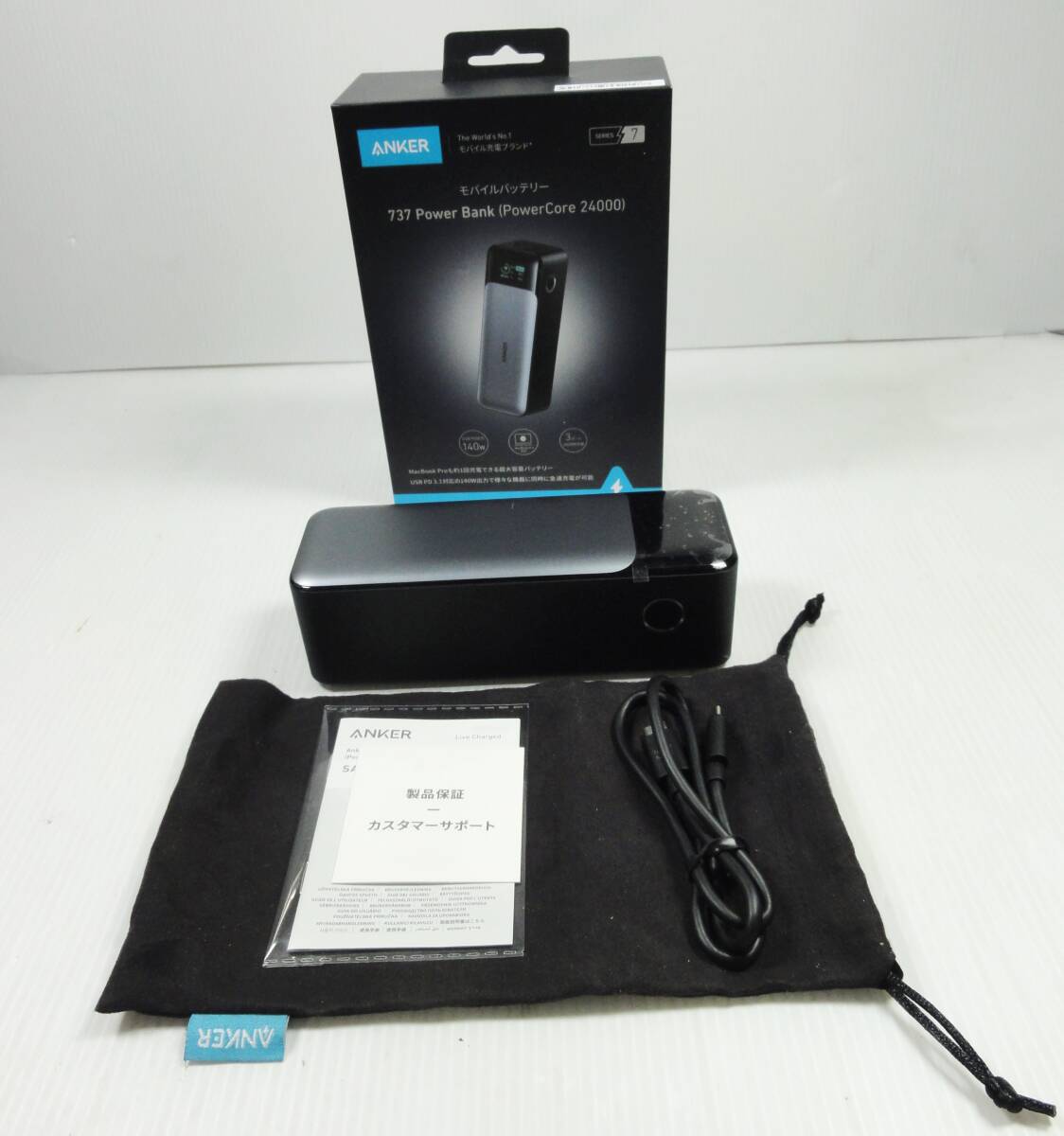 CA0251a Anker якорь мобильный аккумулятор 737 Power Bank PowerCore24000 черный A1289N11