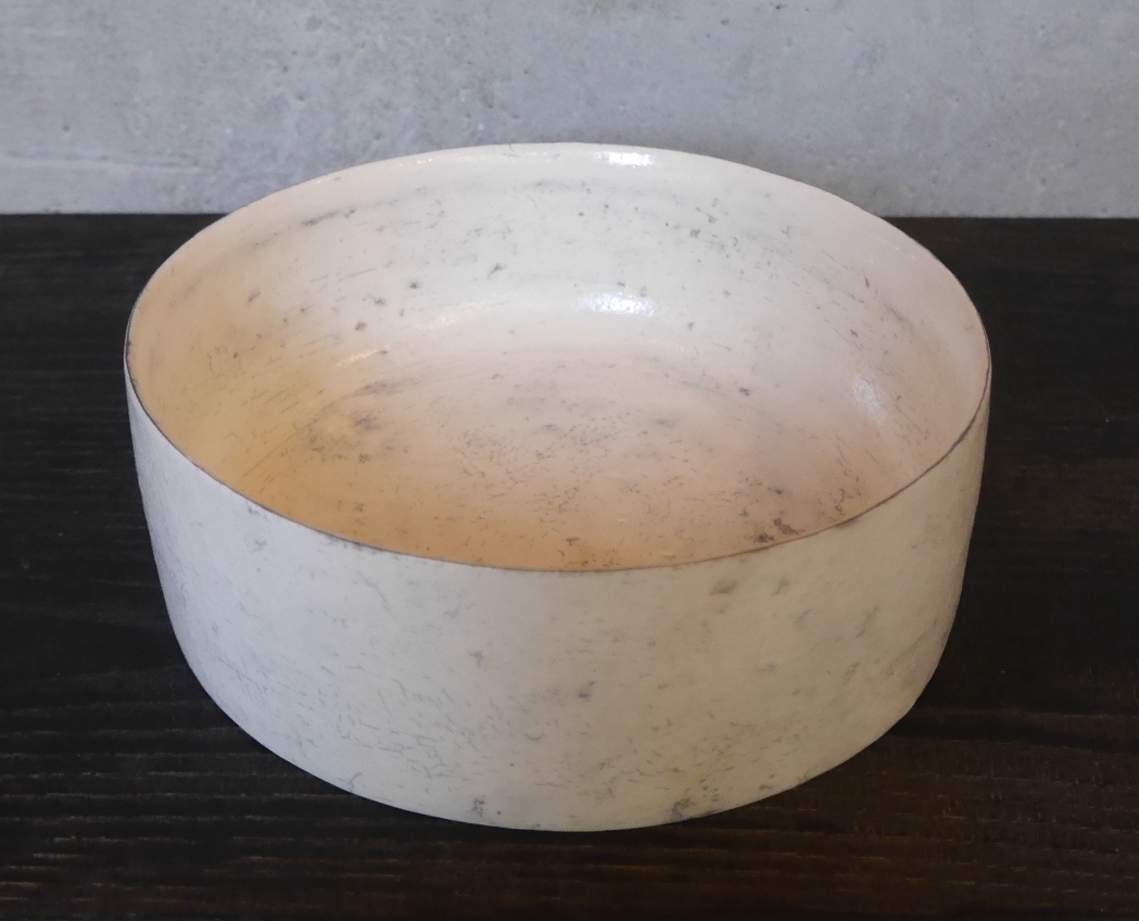 横山拓也 粉引筒鉢 作家物 食器 陶芸ンテリア 器 陶器 日本製MADE IN JAPAN岐阜県多治見市 信楽焼 窯 骨董アンテーク 昭和 明治 大正 江戸_画像1