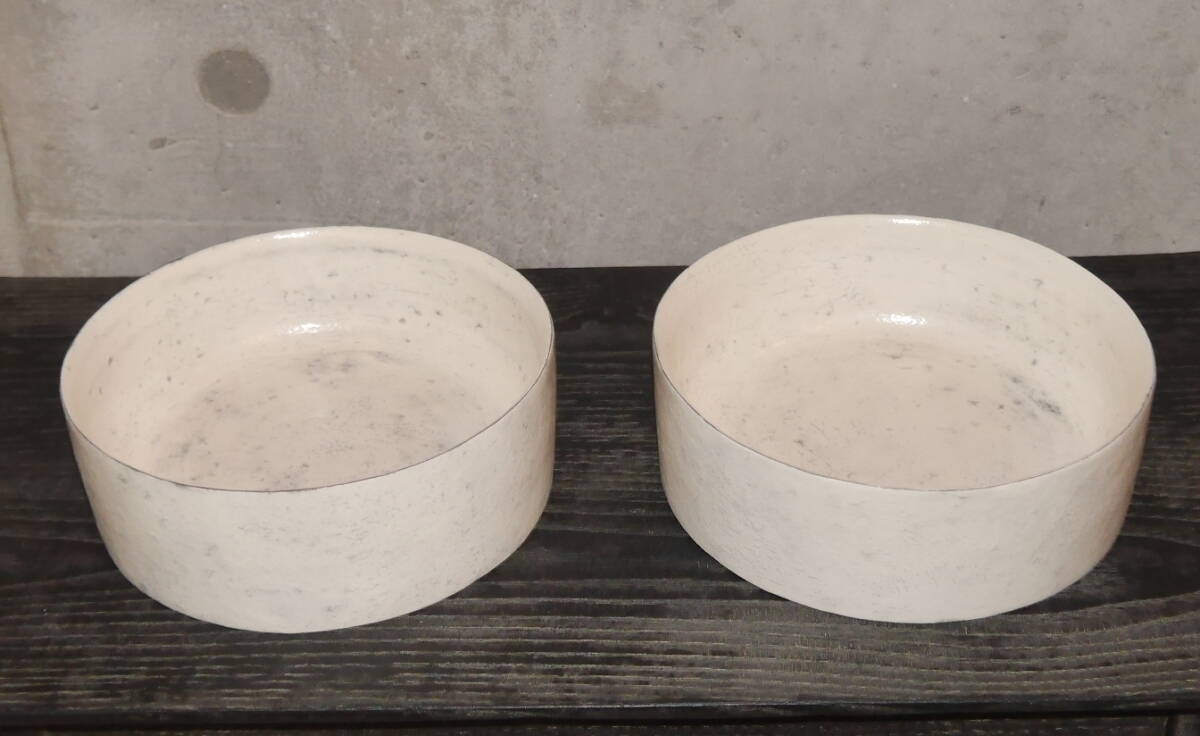 横山拓也 粉引筒鉢 作家物 食器 陶芸ンテリア 器 陶器 日本製MADE IN JAPAN岐阜県多治見市 信楽焼 窯 骨董アンテーク 昭和 明治 大正 江戸_画像5