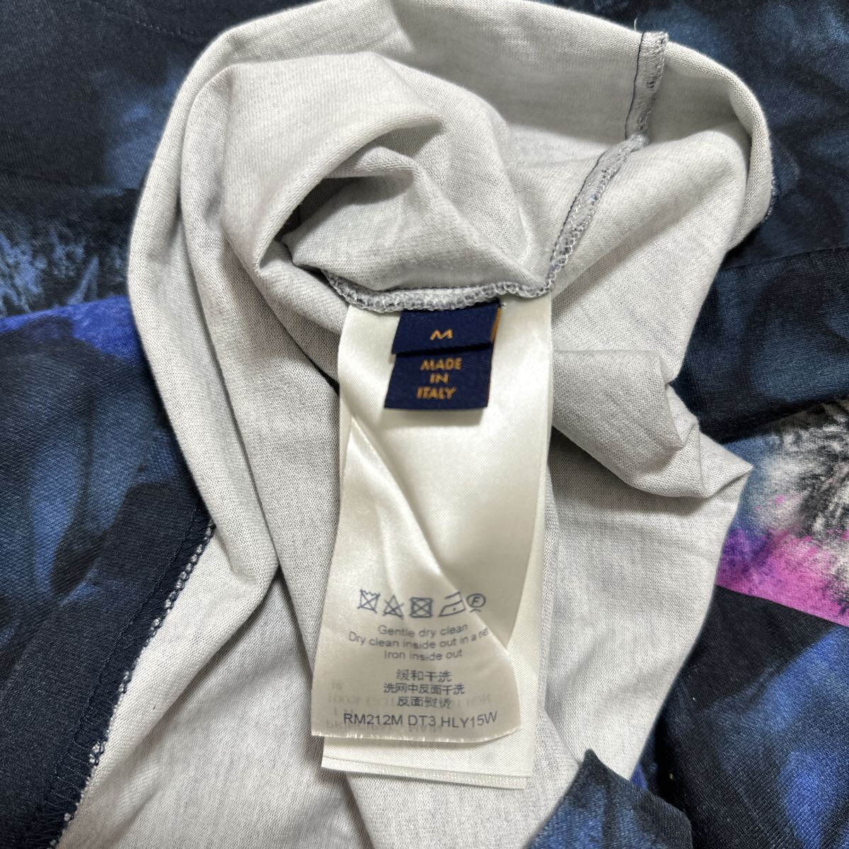 【美品】LOUIS VUITTON ルイヴィトン SOLT PRINT TEE ソルトプリント Tシャツ size M メンズ