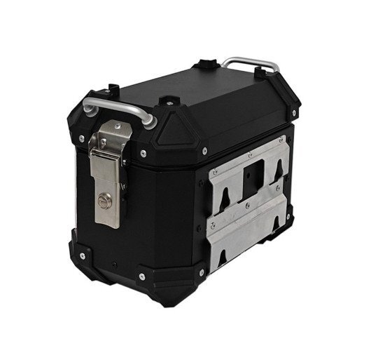 サイドボックス バイク用サイドケース 左右セット(片側(cè)16L) サ イドキャリア付き パニア ケース 鍵付き 防水 簡単脫著 黒 （A640)