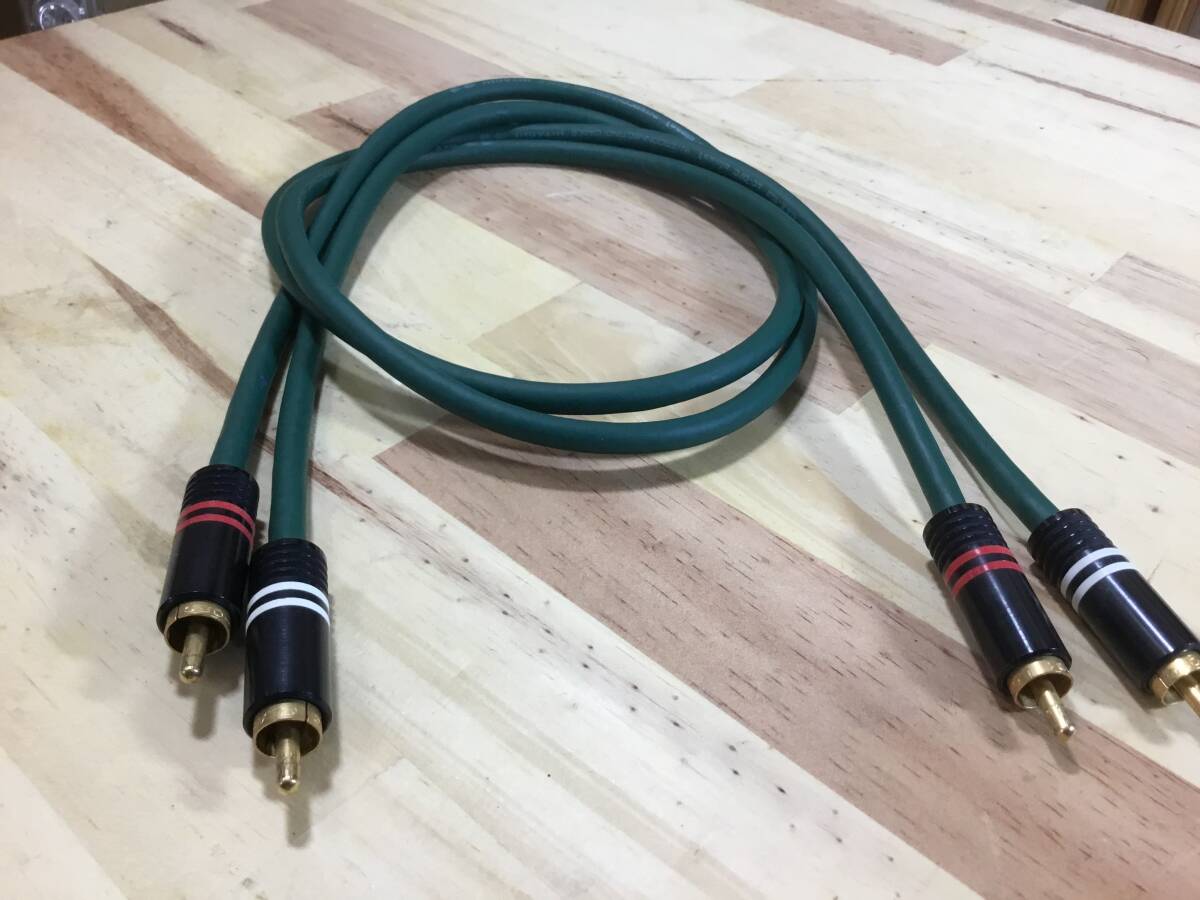 ヒタチ QAX-102 LC-OFC class1 RCAケーブル約85センチペア
