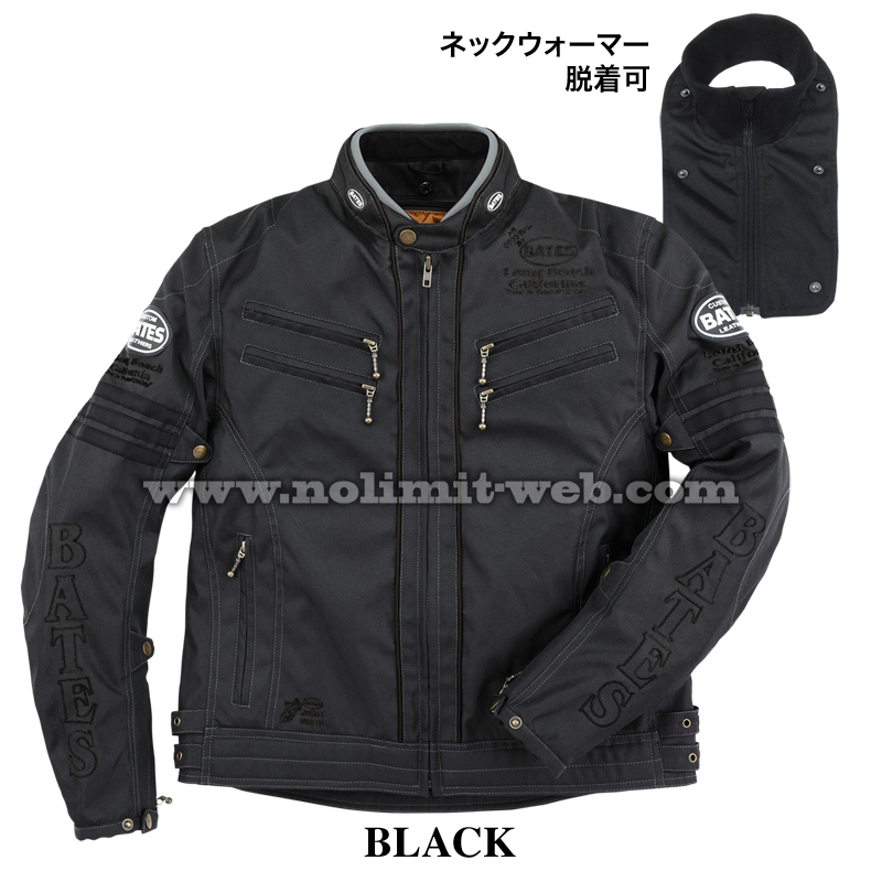 SALE ベイツ ナイロンジャケット BJ-NA2352TT（ブラック　Lサイズ） メンズ 中綿入りインナー付き_画像1
