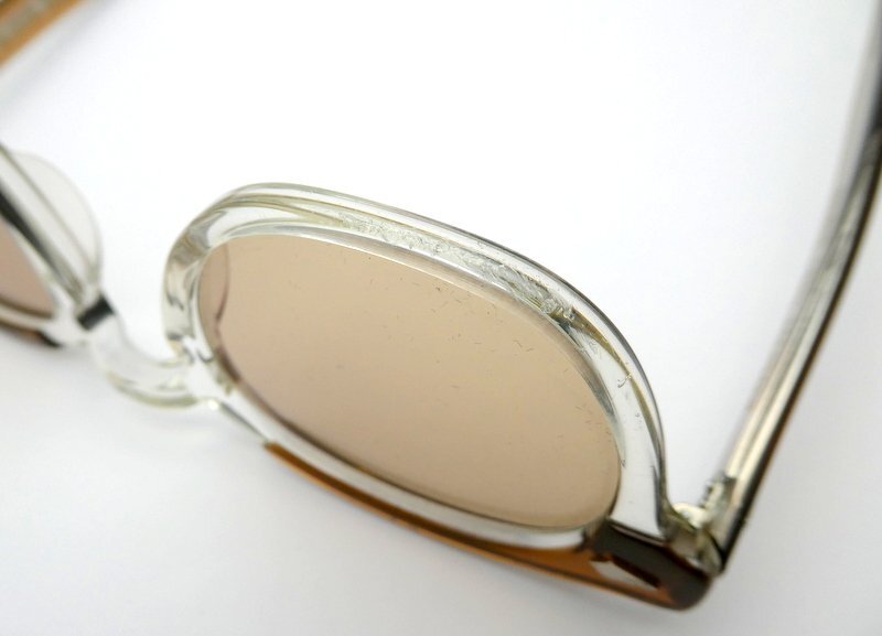 サングラス MOSCOT モスコット LEMTOSH ブラウンクリスタル 46□24-145 付屬品有 1円~　K0197