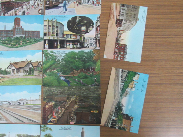 戦前　★「大連三十二景」　絵葉書　３２枚