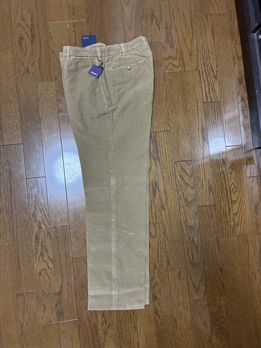 新品　未使用　INCOTEX インコテックス コーデュロイスラックス BEAMS F 50 ベージュ　ルーマニア製_画像1