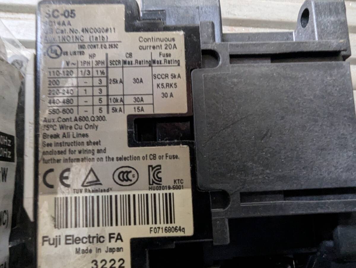  электромагнитный выключатель Fuji электро- машина производства SC-05 1a1b термический TR-0N