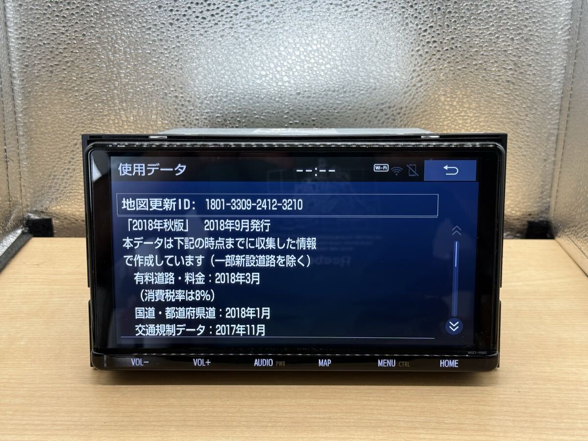 トヨタ 純正　メモリーナビNSZT-Y68T地図データ2018年チェックok SD CD DVD BLUETOOTH HDMI 9インチランドクルーザープラド　プリウス50 