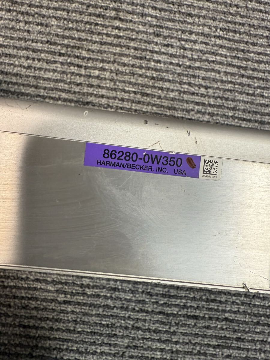 レクサス GWS191 レクサス GS450 オーディオアンプ 86280-0W350  アンプ_画像6